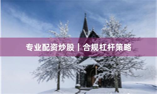 专业配资炒股|合规杠杆策略